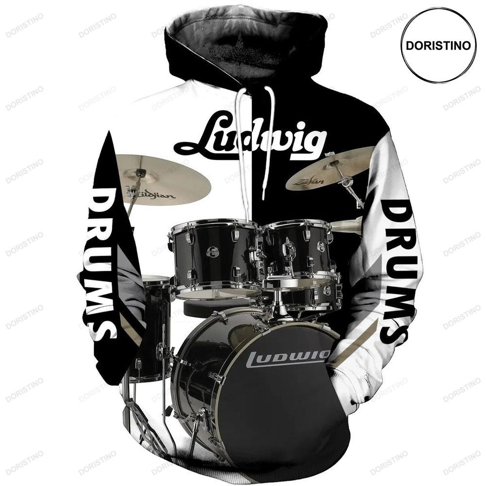 Drums Ed Ludwig Drums Awesome 3D Hoodie