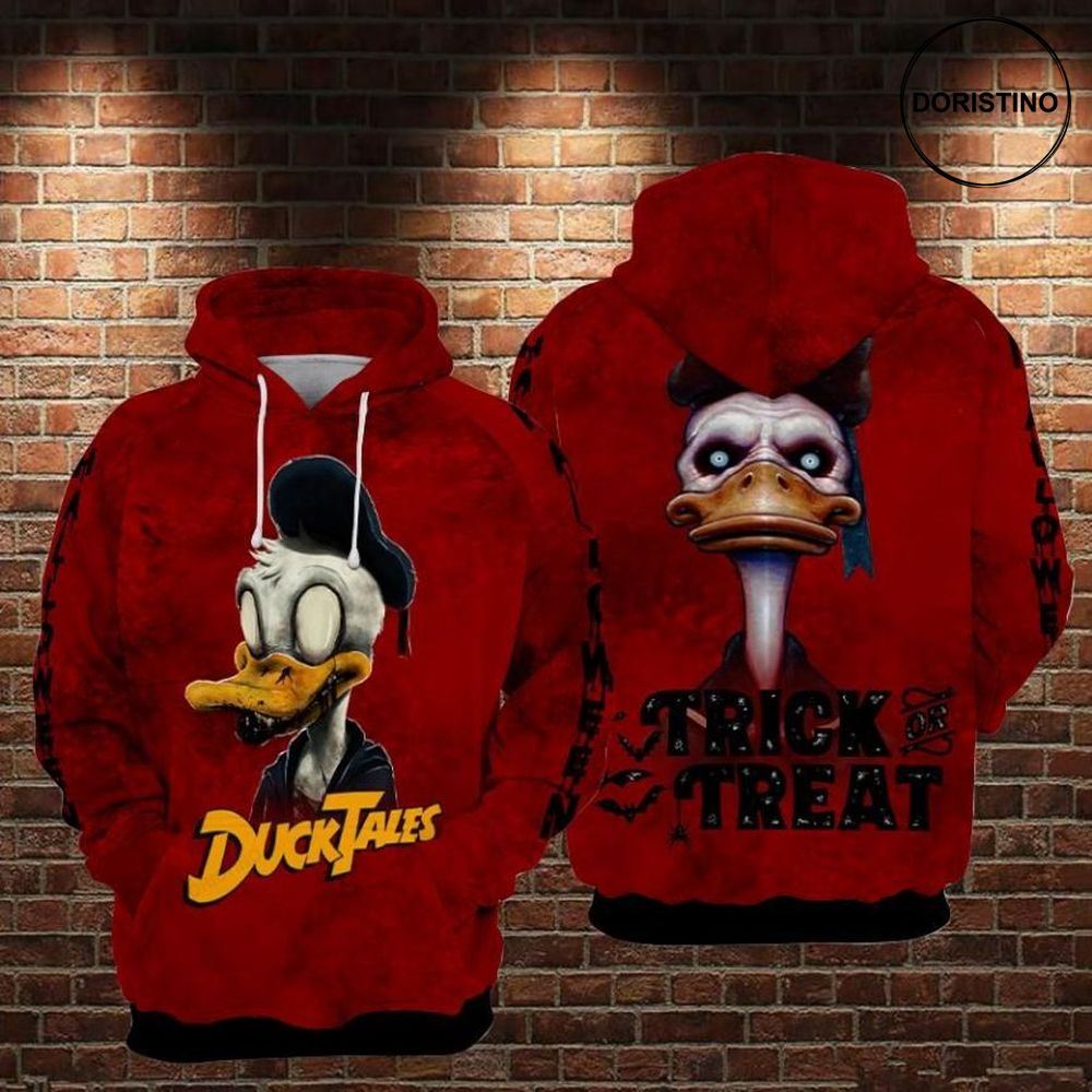 Duck Tales Trick Or Treat Halloween Limited Edition 3d Hoodie
