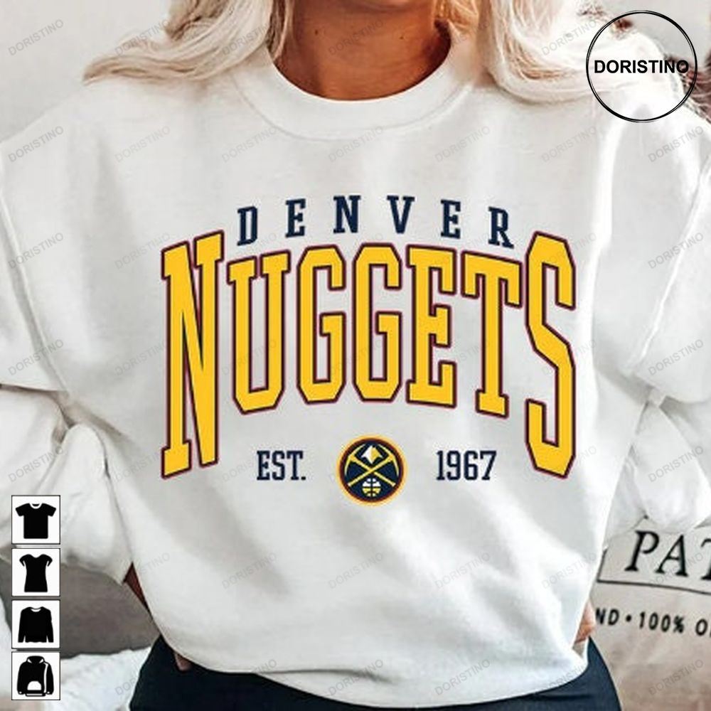 Vintage Denver Nuggets Denver Basketball Vintage Basketball Fan Denver Nuggets Fan Gift Basketball Unisex Tee Cl1sm Trending Style