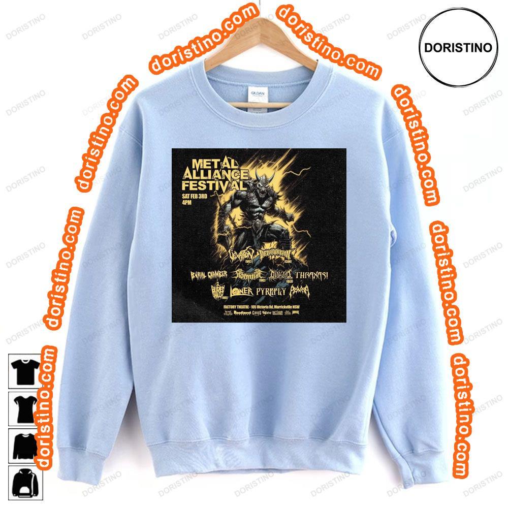 Metal Alliance Festival Sweatshirt Long Sleeve Hoodie