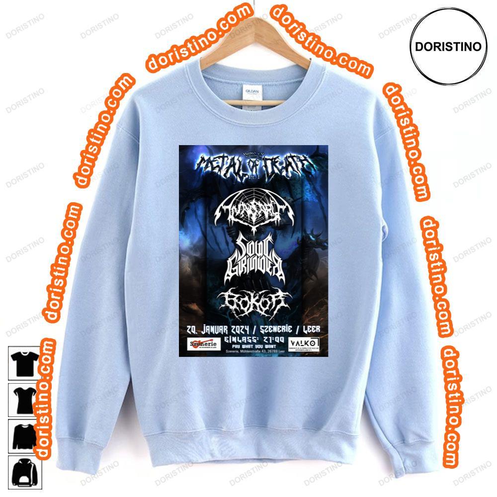 Metal Of Death Pt 1 Soul Grinder 2024 Sweatshirt Long Sleeve Hoodie