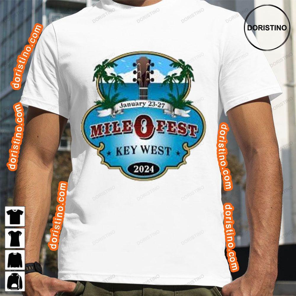Mile 0 Festival Key West 2024 Logo Tshirt Sweatshirt Hoodie
