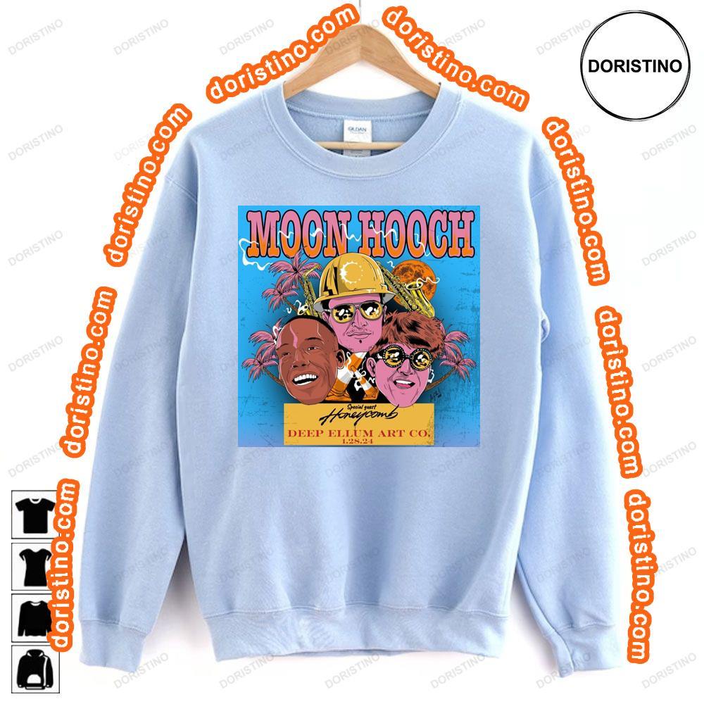 Moon Hooch Tour 2024 Sweatshirt Long Sleeve Hoodie