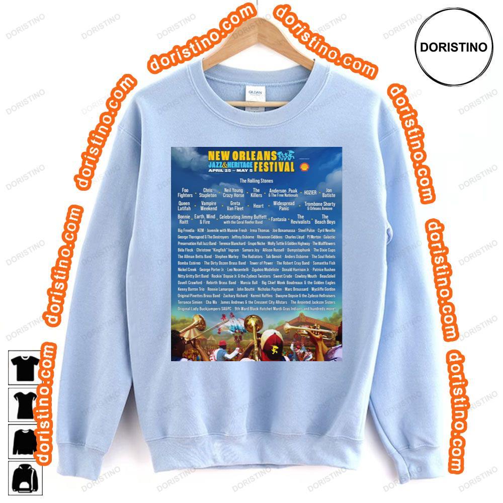 New Orleans Jazz And Haritage Festival The Roling Stone 2024 Tshirt Sweatshirt Hoodie