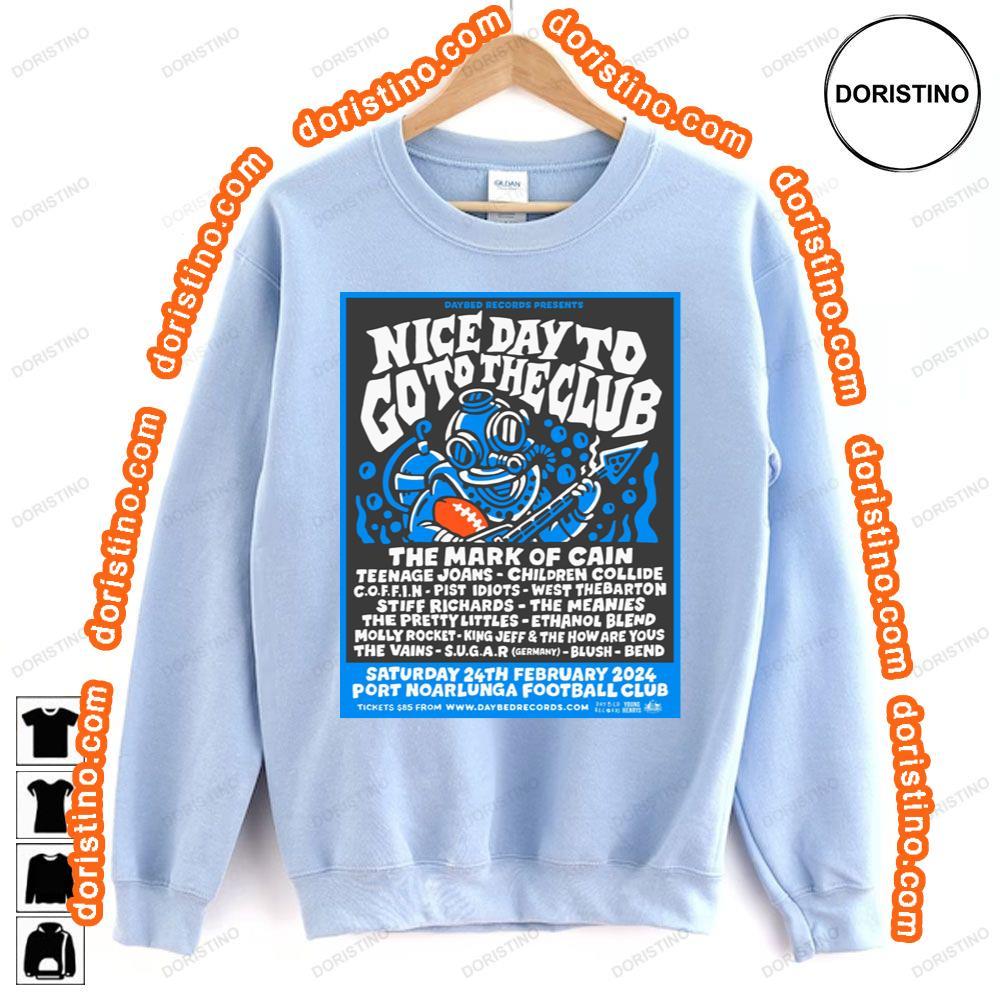 Nice Day To Go To The Club 2024 Sweatshirt Long Sleeve Hoodie