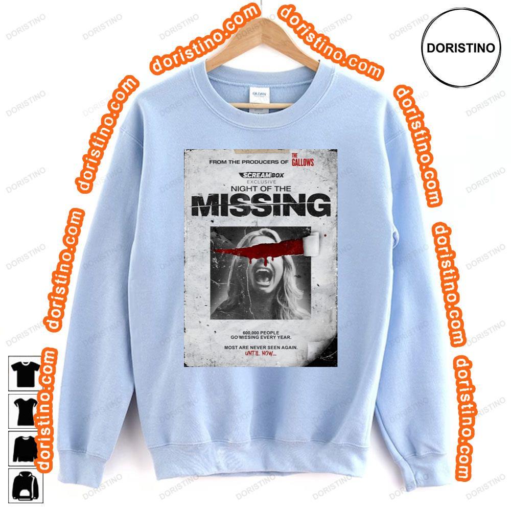 Night Of The Missing Sweatshirt Long Sleeve Hoodie