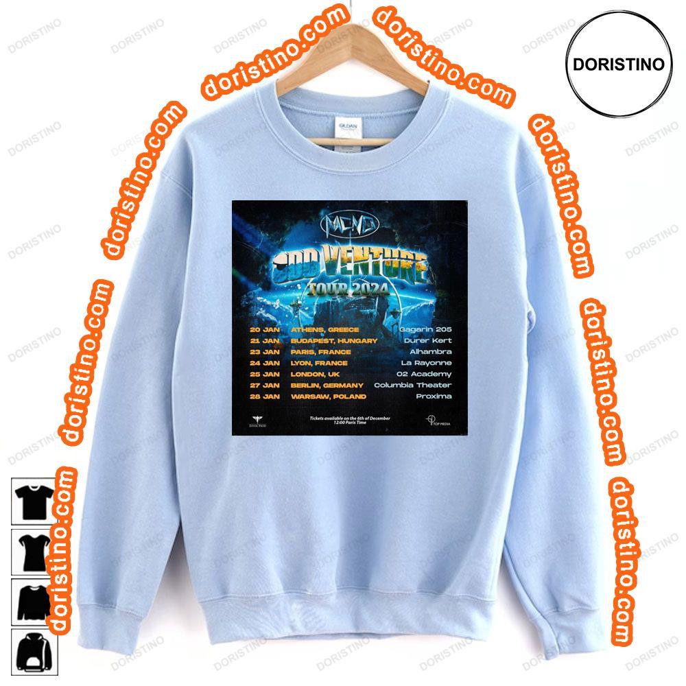 Oddventure Tour 2024 Tshirt Sweatshirt Hoodie
