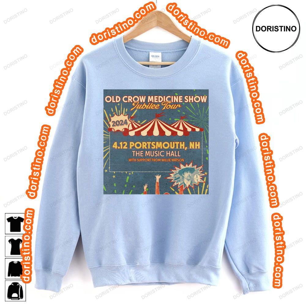 Old Crow Medicine Show Willie Watson 2024 Tour Tshirt Sweatshirt Hoodie