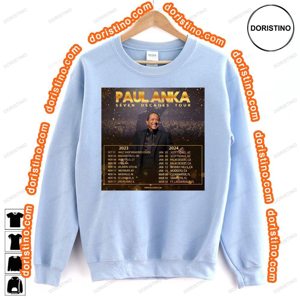 Paul Anka Tour 2023 2024 Sweatshirt Long Sleeve Hoodie