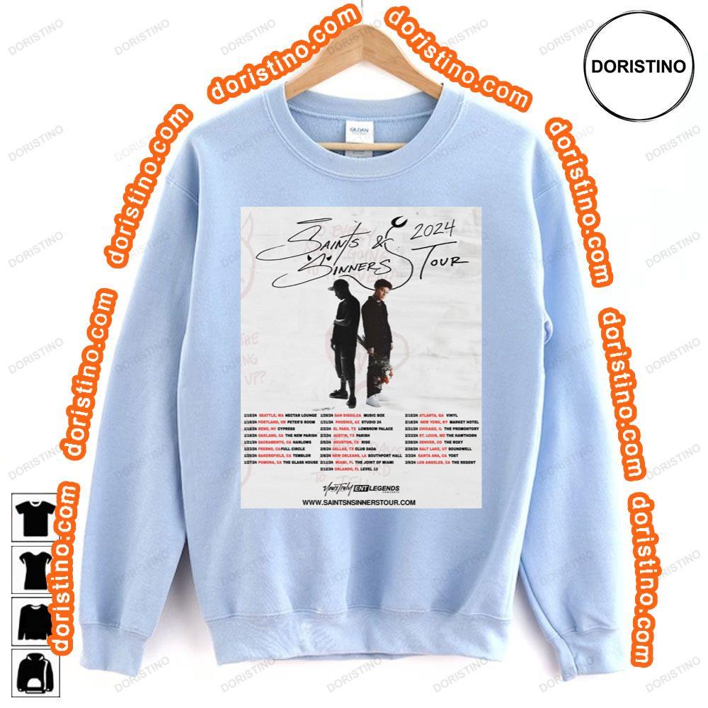 Phora 2024 Tour Dates Hoodie Tshirt Sweatshirt