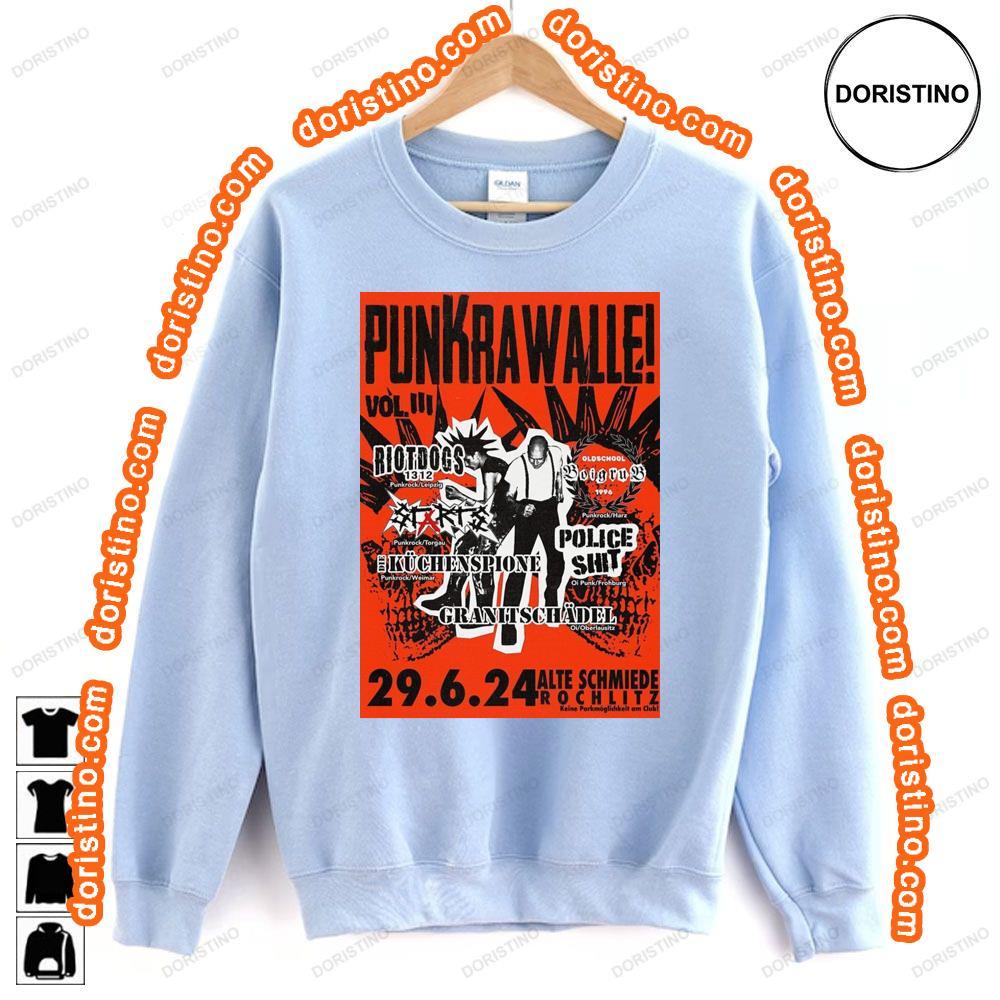 Punkra Walle Riotdogs 2024 Tshirt Sweatshirt Hoodie