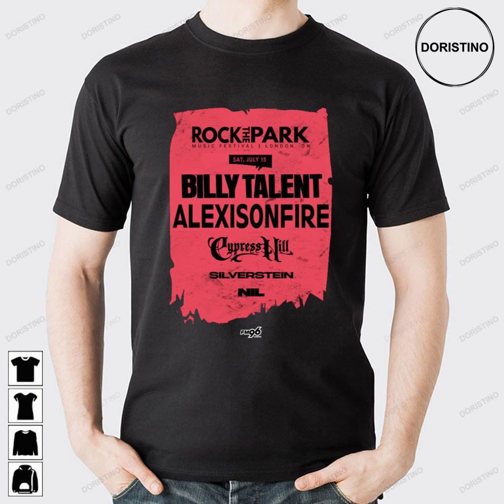 Billy Talent 2023 Rock The Park Fest Awesome Shirts