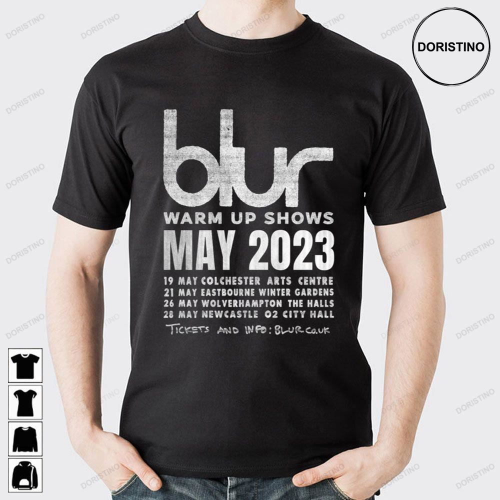 Blur Warn Up Show 2023 Awesome Shirts