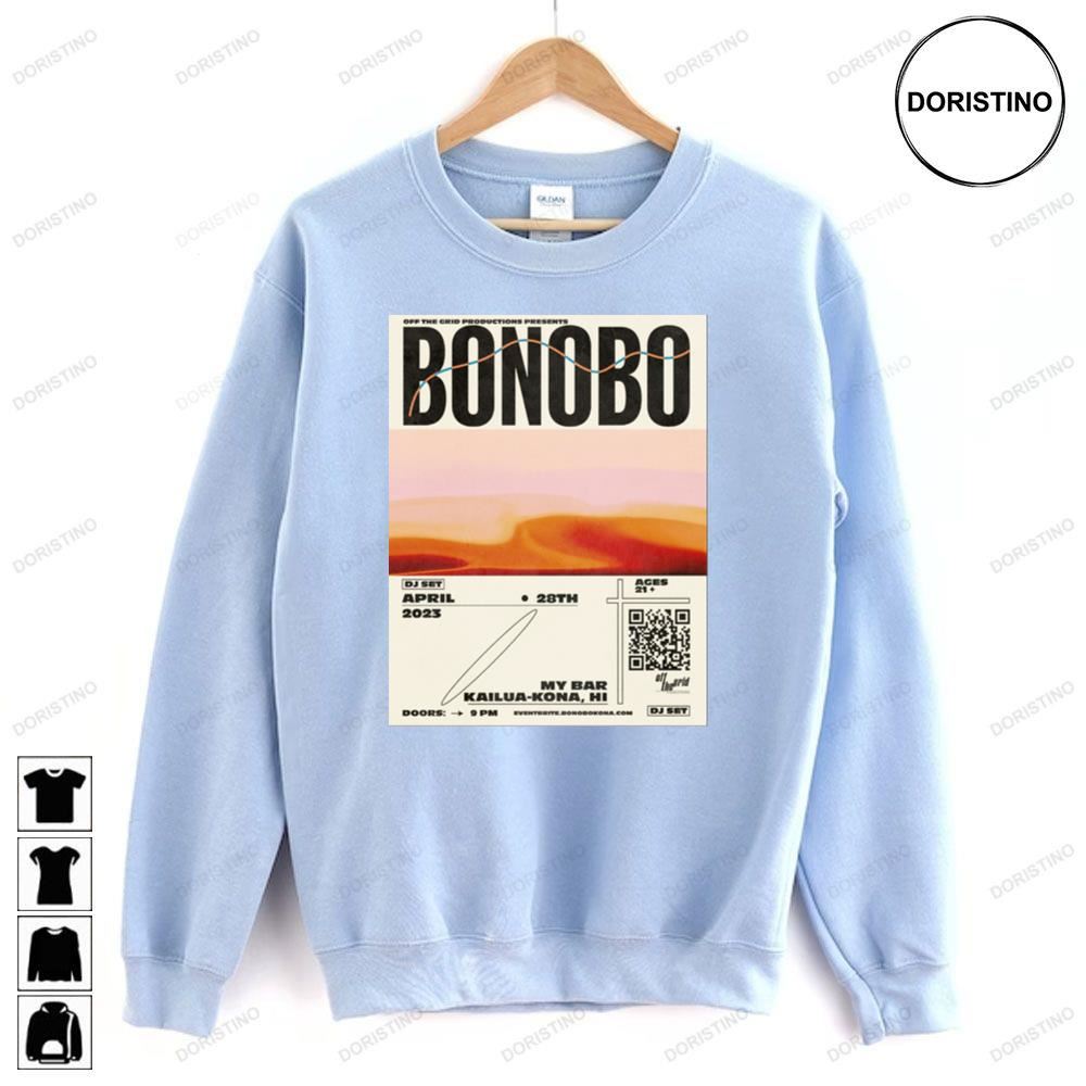 Bonobo Live Tour 2023 Limited Edition T-shirts
