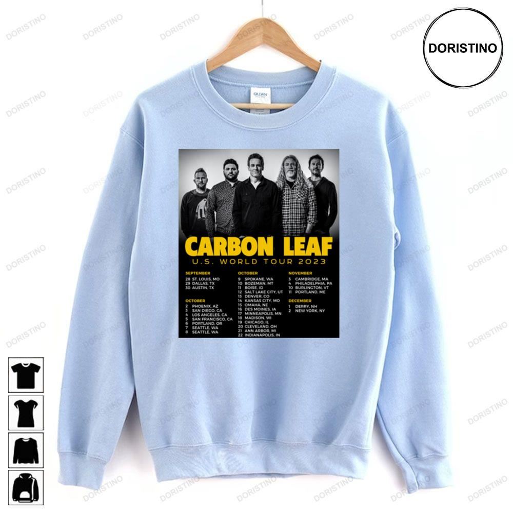 Carbon Leaf Us World Tour 2023 Dates Awesome Shirts