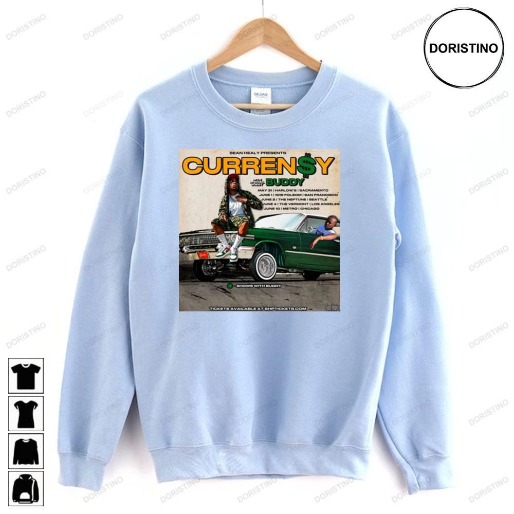 Curren$y 2023 Tour Awesome Shirts