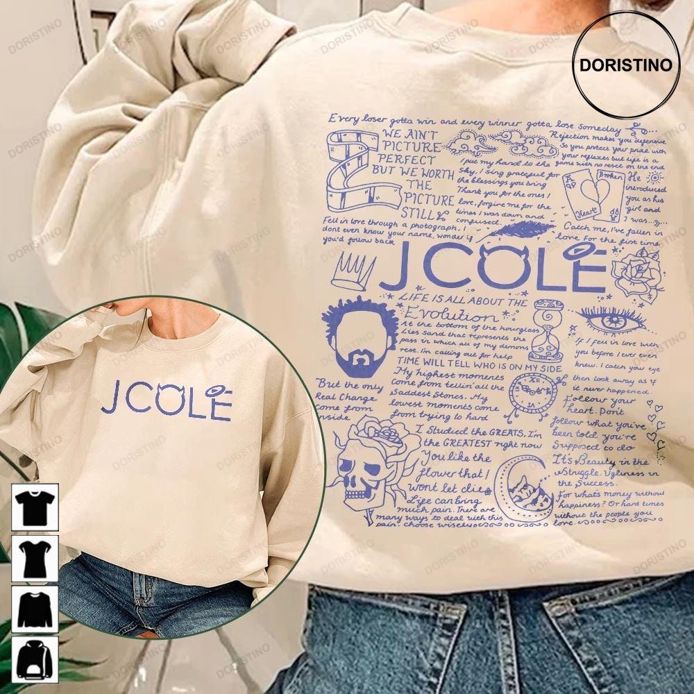 J Cole J Cole Album J Cole Band J Cole Mar Unisex Gifts 2 Side Awesome Shirts