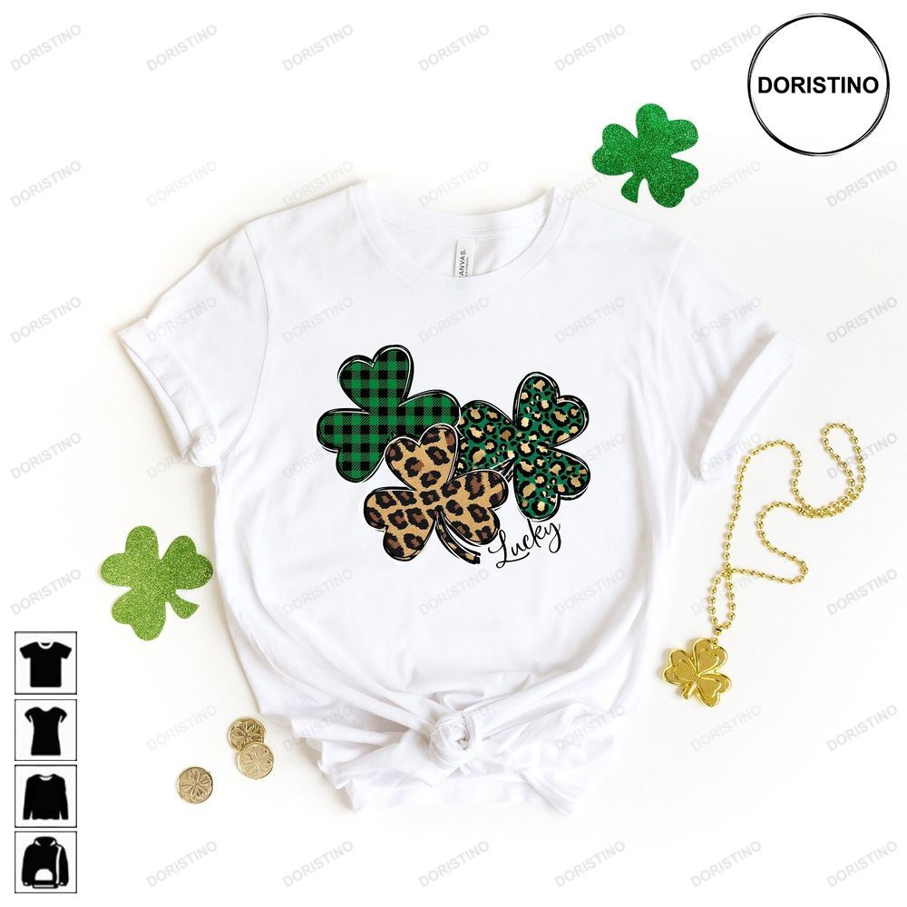 Leopard Shamrock St Patricks Day Patricks Shamrock Irish Teacher Teacher Name Rainbow Teache Trending Style