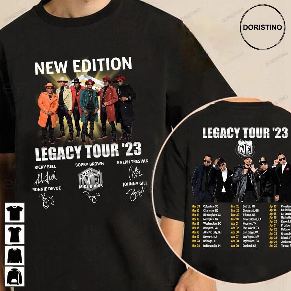 New Edition Band Retro Legacy Tour 2023 New Edition Tour New Edition Band Fan New Edition Band Ipo49 Trending Style