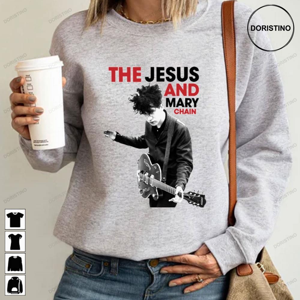 The Jesus And Mary Chain William With Guitar Graphic Trending Style