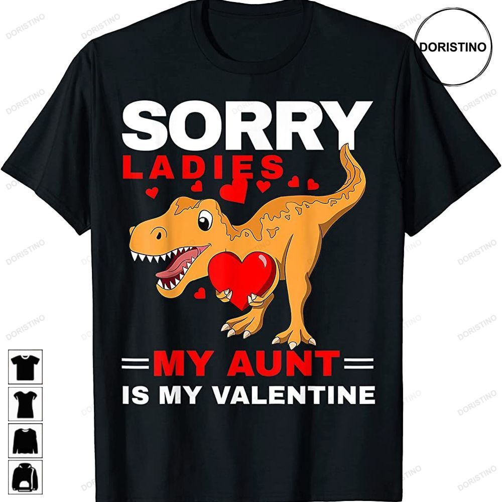 Valentines Day Son Dino My Aunt Is My Valentine Toddler Trending Style