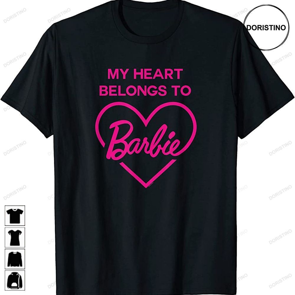 Valentines My Heart Belongs To Barbie Trending Style