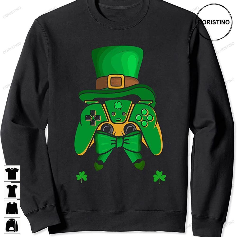Video Game Controller Irish Gamer Boys St Patricks Day Men Awesome Shirts