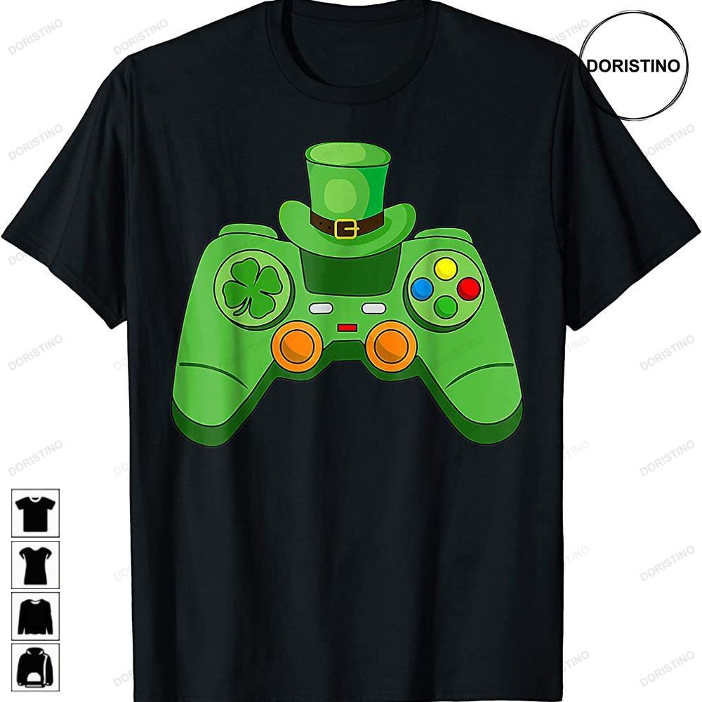 Video Game Gamer Boys St Patricks Day Gaming St Pattys Day Trending Style