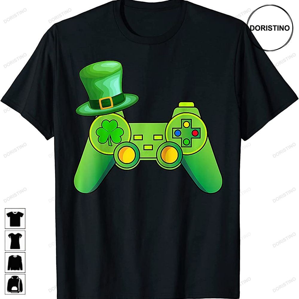 Video Game Gaming St Patricks Day Gamer Boys Awesome Shirts