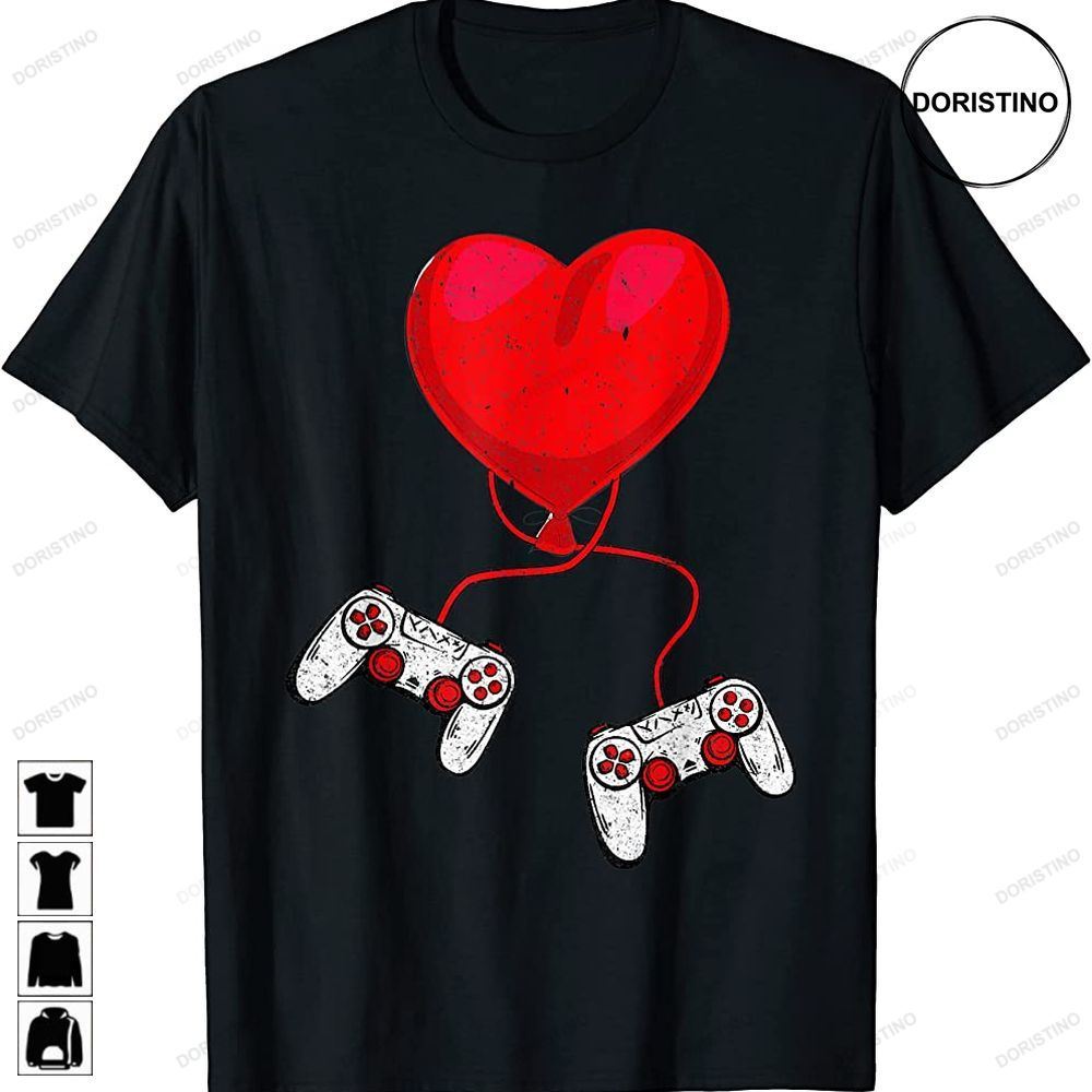 Video Gamer Valentines Day Gamer Heart With Controller Limited Edition T-shirts