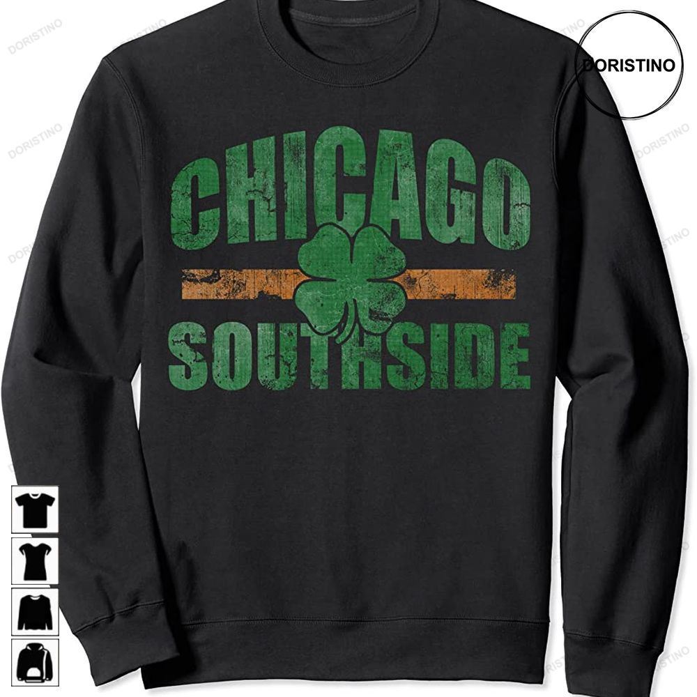 Vintage Chicago Southside Irish St Patricks Day Men Women Limited Edition T-shirts