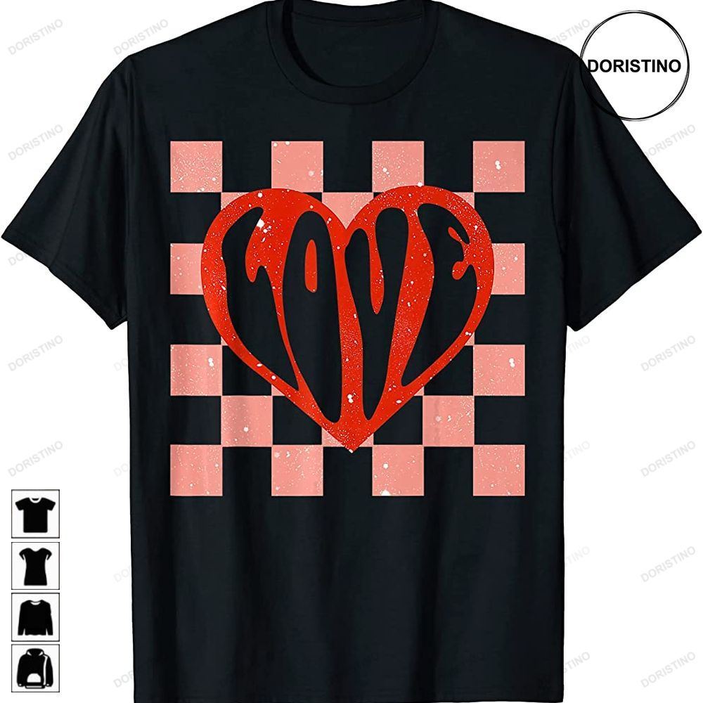 Vintage Hearts Love Groovy Valentines Happy Valentines Day Limited Edition T-shirts