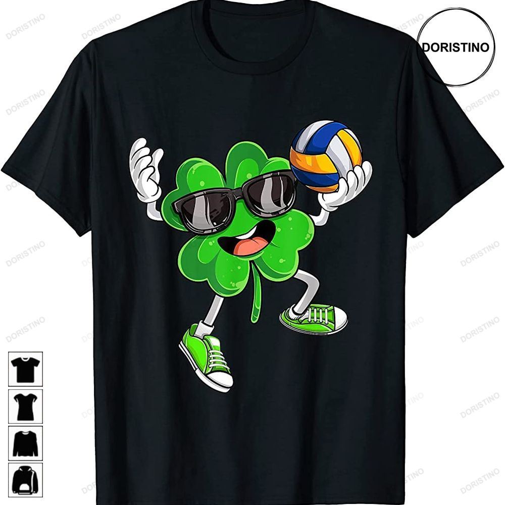 Volleyball Shamrock Lucky Clover Irish St Patricks Day Boys Limited Edition T-shirts