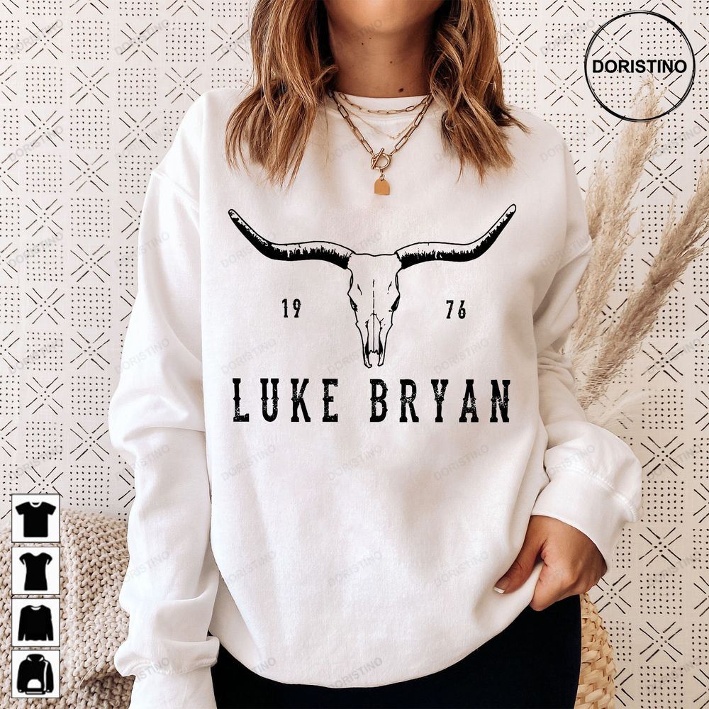 Luke Bryan 1976 Bullhead Country On Tour Gift For Trending Style