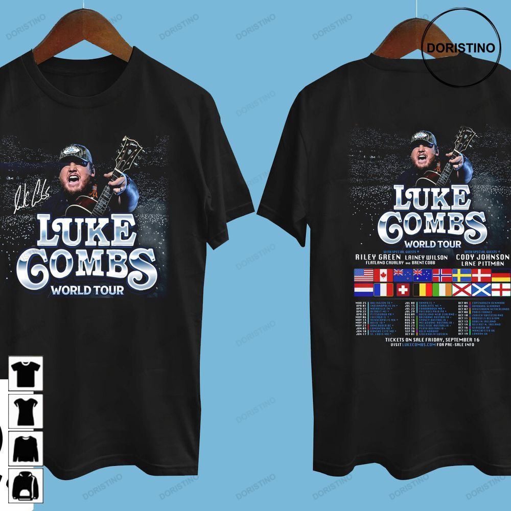 Luke Combs 2023 World Tour Stadium In 2023 Awesome Shirts
