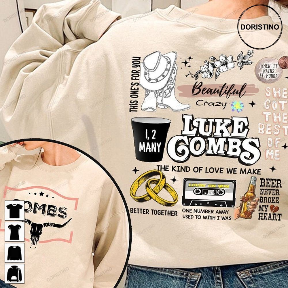Luke Combs Bullhead Luke Combs Country Limited Edition T-shirts