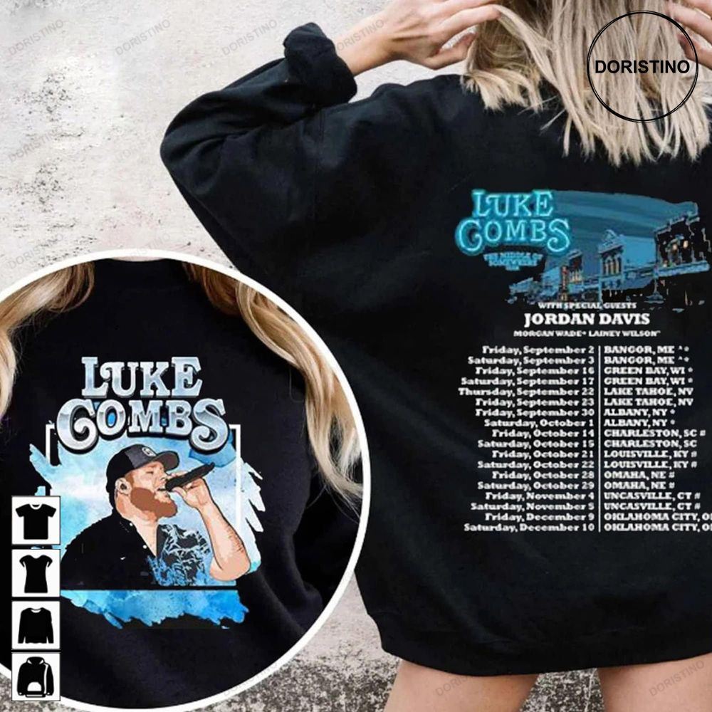Luke Combs Combs Bullhead Luke Combs Luke Combs World Tour Trending Style