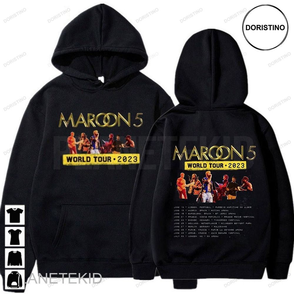 Maroon 5 World Tour 2023 Maroon 5 Maroon 5 Fan Limited Edition T-shirts