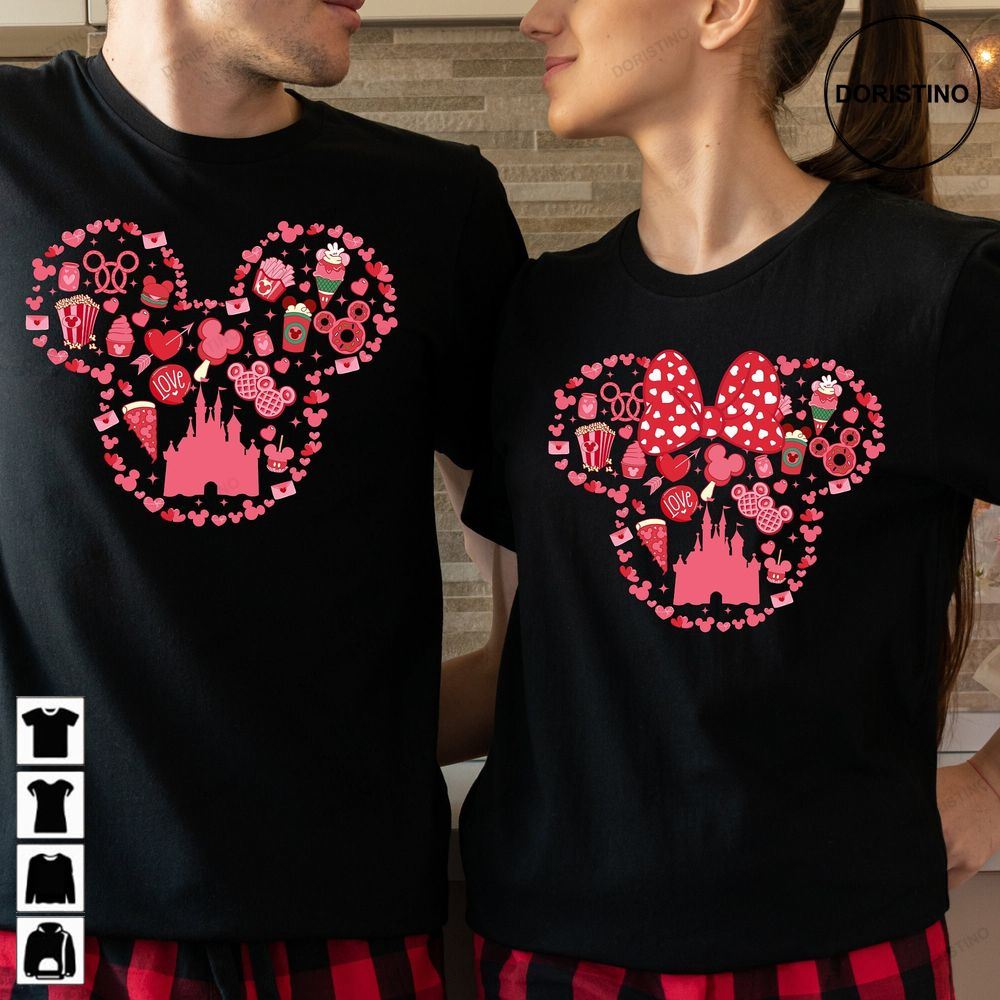 Mickey And Minnie Ears For Valentines Daydisneyworld Awesome Shirts