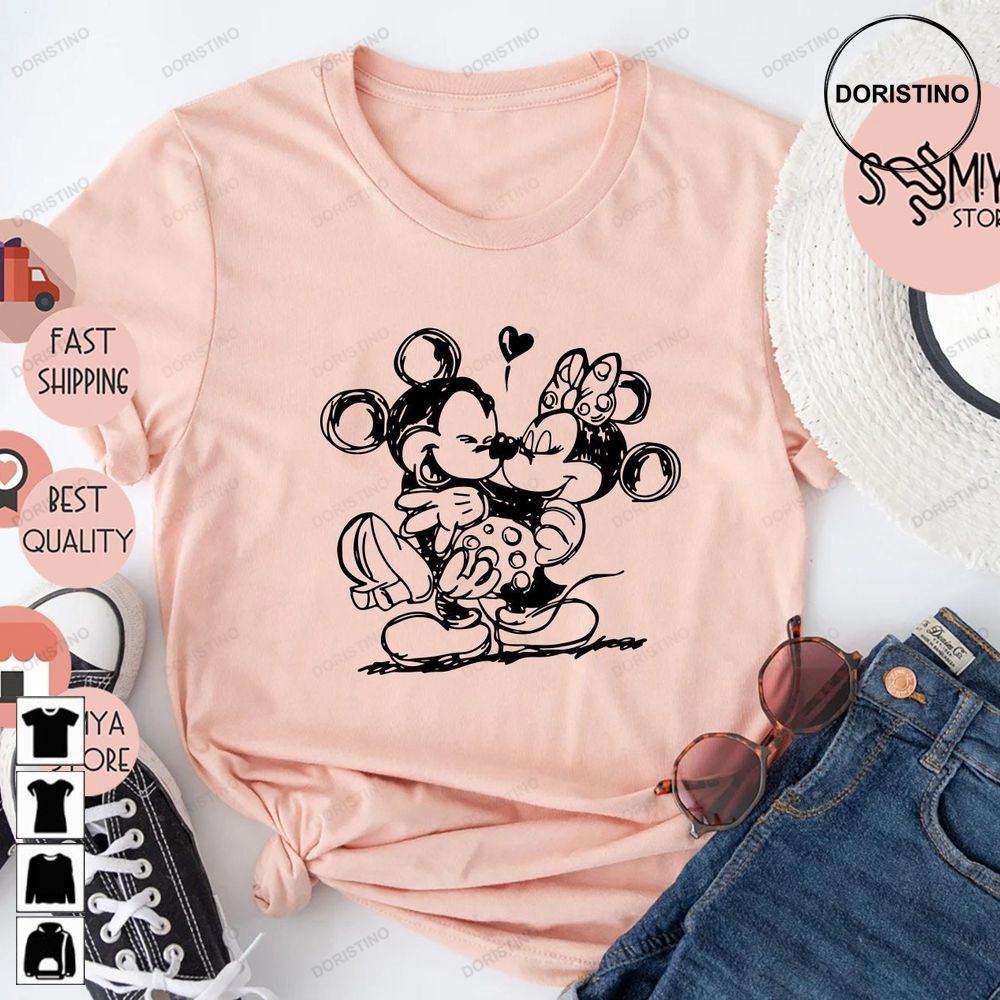 Mickey Love Minnie Love Disney Love Minnie Trending Style