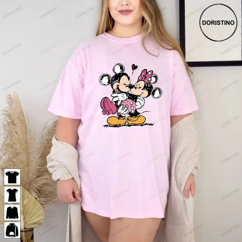 Mickey Minnie Valentine Disney Comfort Colors® Awesome Shirts