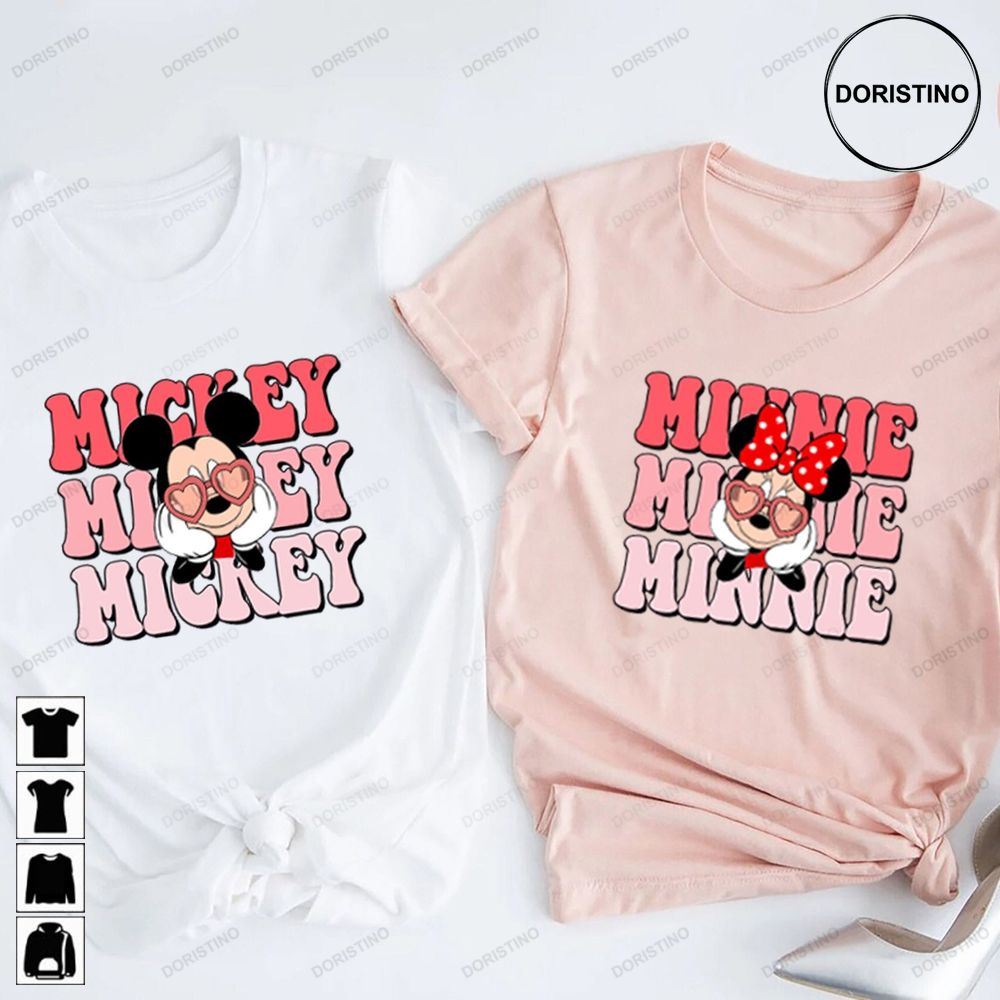Mickey Minnie Valentines Day Disney Valentines Day Awesome Shirts