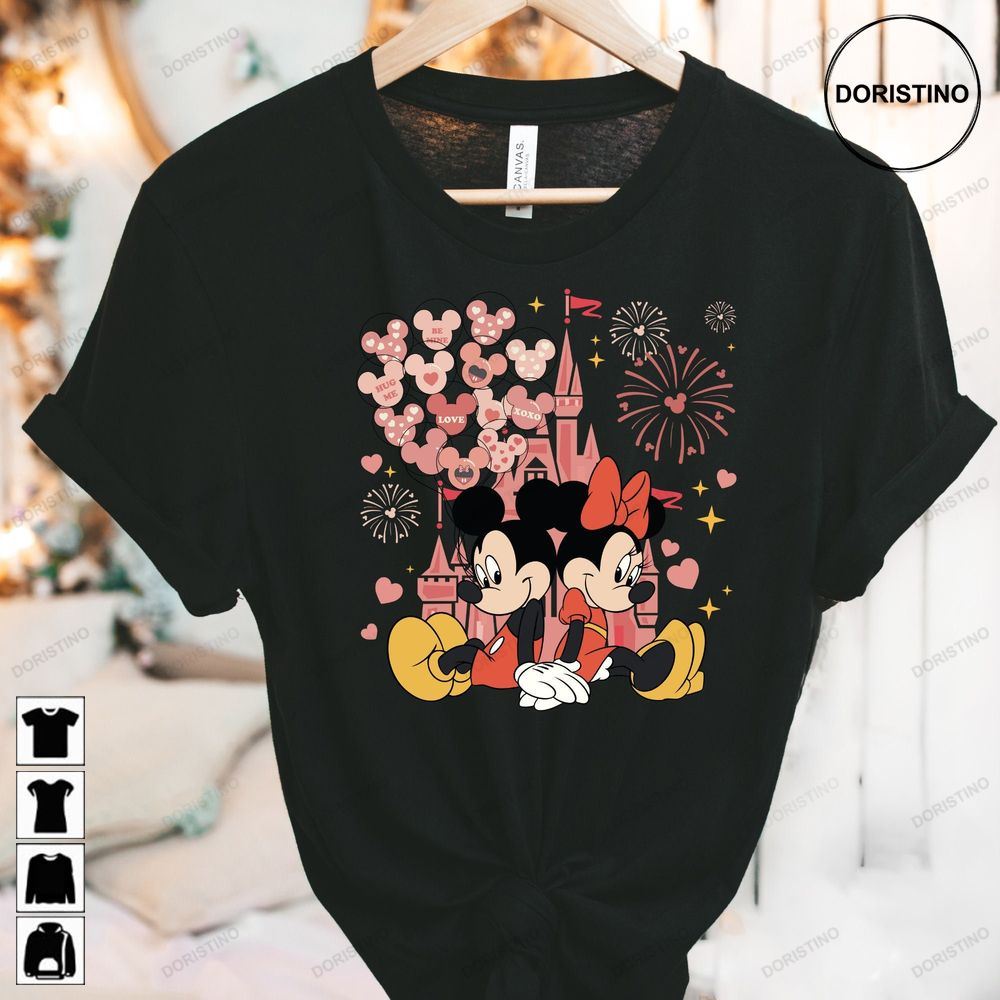 Mickey Minnie Valentines Disney Valentine Awesome Shirts