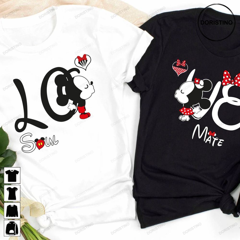 Mickey Or Minnie Custom Family Valentine's Awesome Shirts