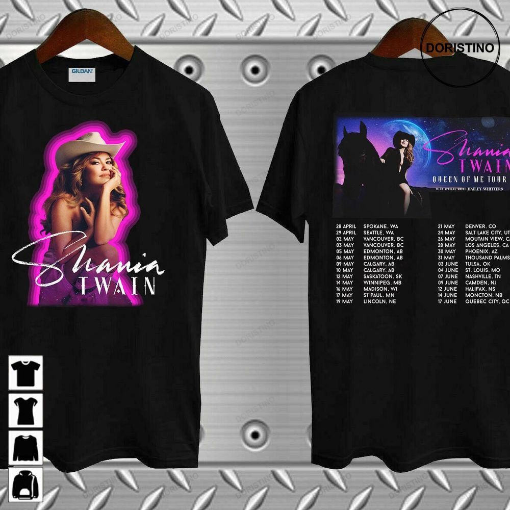 Shania Twain Queen Of Me Tour 2023 Shania Awesome Shirts