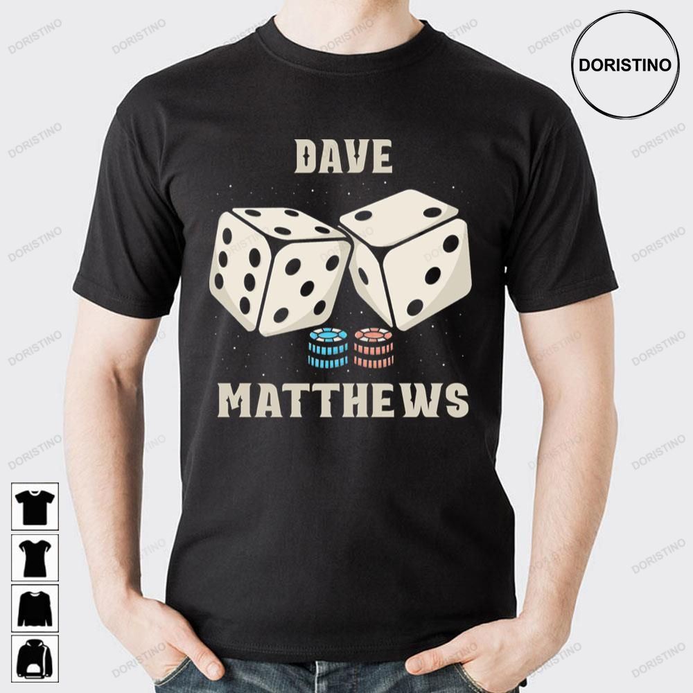 Vintage Art Dice Dave Matthews Doristino Limited Edition T-shirts