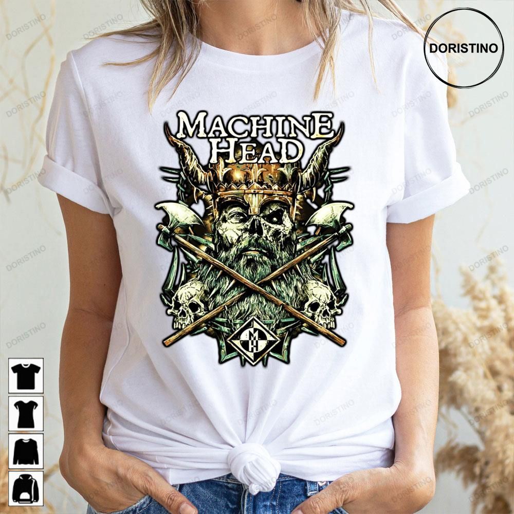 Vintage Art Music Machine Head Band Doristino Limited Edition T-shirts