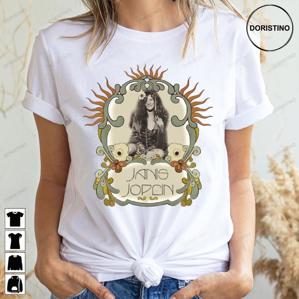 Vintage Art Sun Janis Joplin Doristino Limited Edition T-shirts