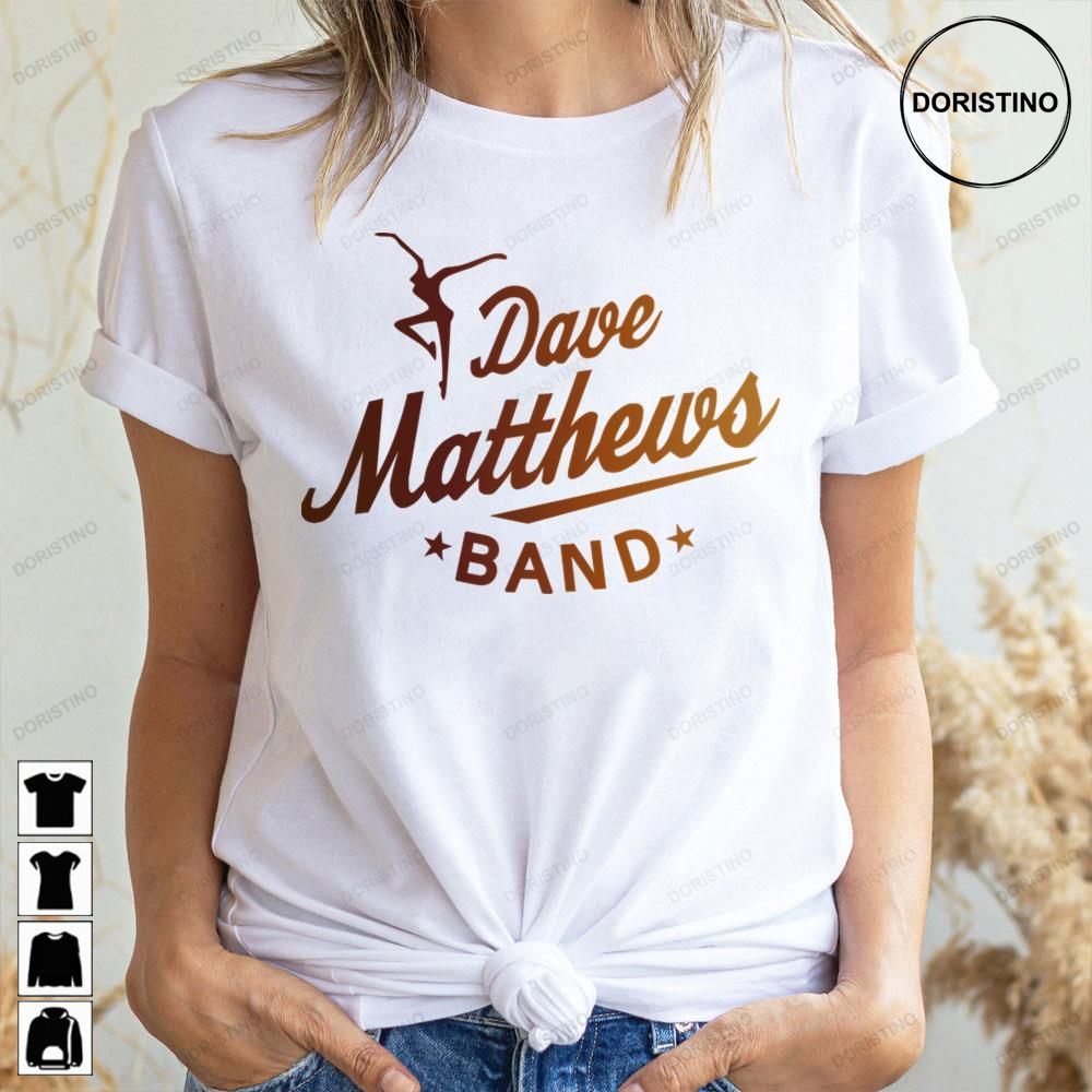 Vintage Art Text Dave Matthews Band Logo Doristino Awesome Shirts