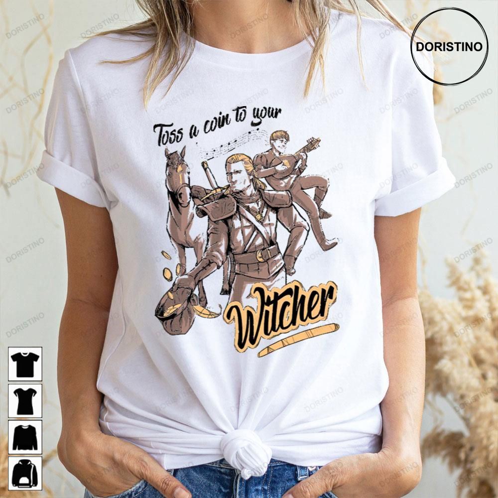 Vintage Art Toss A Win To Your The Witcher Doristino Limited Edition T-shirts